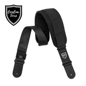 CozyCom - Comfortable Strap / 기타 & 베이스 스트랩 Regular & Black (PRO-100R)