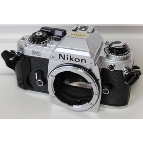 니콘 nikon fg sl 필름 카메라 크롬 바디