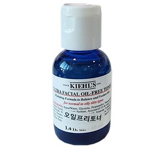 키엘 울트라 훼이셜 오일 - 프리 토너 40ml- 피지조절 스킨, 40ml, 1개