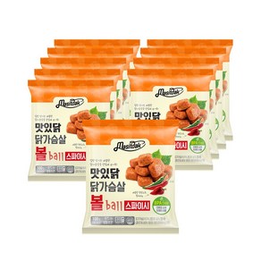 맛있닭 닭가슴살볼 스파이시, 100g, 10개