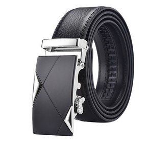 남성 벨트 자동 소가죽 캐주얼 정장 가죽 허리띠 Men's Belt