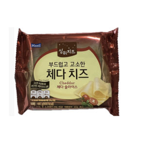 상하 부드럽고 고소한 체다치즈360g(20매입) x 6팩, 360g, 6개