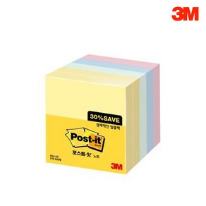 3M 포스트잇 알뜰팩 654-5A 76mmX76mm