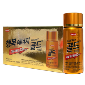 한미약품 에너지골드 카페인 100ml, 30개, 100g