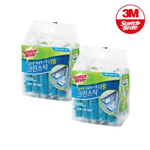 쓰리엠 스카치브라이트 뉴 올인원 욕실청소용 크린스틱 리필 5p, 10개