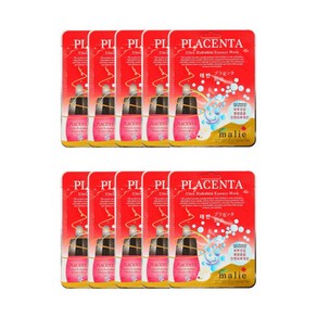 마리에 에센스 마스크팩 20ml 플라센타(태반) 50매, 5개, 10개입