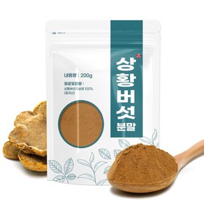 자연초 자연산 상황버섯분말 가루 200g, 1개