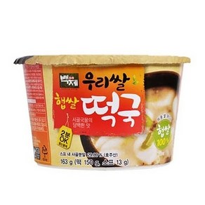 백제 우리 햅쌀 즉석 떡국, 163g, 4개