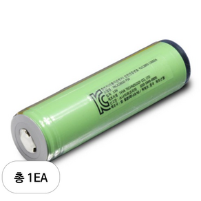 블랙울프 18650 B1 파나소닉 평면 충전 배터리 2900mAh, 1개, 1개입