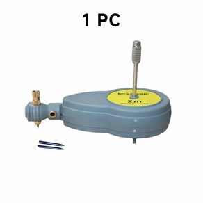 목공 스크라이빙 원 측정 테이프 표시 나침반 그리기 아크 다기능 줄자, 2PCS, 1개