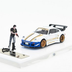 Sta Model 1:64 포르쉐 RWB 930 GT 윙 버전 - 화이트 NFS (피규어 버전), 1개