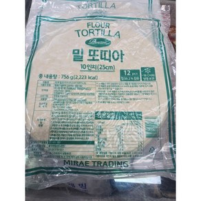 N&J Asia Mat 밀 또띠아 10인치 25cm FLOUR TORTILLA, 1개, 756g