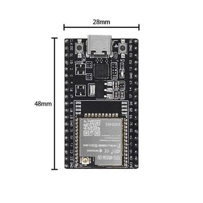 아두이노 DevKitC 개발 보드 ESP32 WROOM-32D/32U WROVER 모듈 장착 가능 TYPE-C 인터페이스, [02] ESP32-WROOM-32U, 02 ESP32WROOM32U, 1개