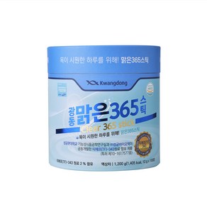 광동 맑은 365 스틱 100포 목 관리 특허원료 프로폴리스 도라지 함유, 1개, 1.2kg