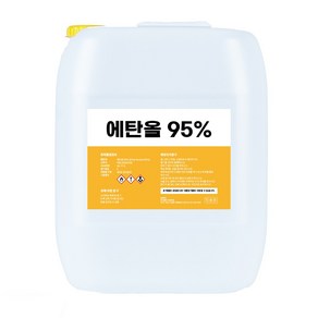 켐슐랭 대용량 에탄올 공업용 세정제 살균소독제 에탄올 95%20리터 10리터, 10L, 1개