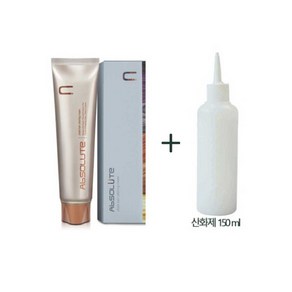 에비뉴쉬에뜨 앱솔루트 컬러링 크림 120g + 피엘산화제 150ml 포함, 1개, 자연은회색 6CN