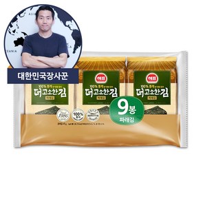 대한민국장사꾼 해표 더 고소한 파래김 5g 9개입