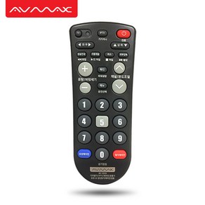 [세련된 디자인과 편리한 기능] AVMAX 통합리모컨 삼성 LG TV 에어컨_IPTV 무설정, AV-2020, 1개