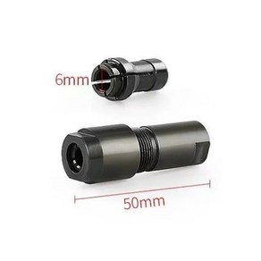 앵글 그라인더 된 어댑터 스트레이트 척 스레드 그라인딩 연마 전동 공구 3/6mm, [02] 6mm, 1개