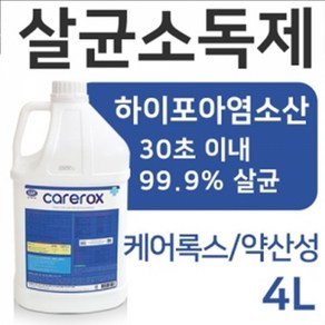 케어록스 4L / 살균소독제, 1개