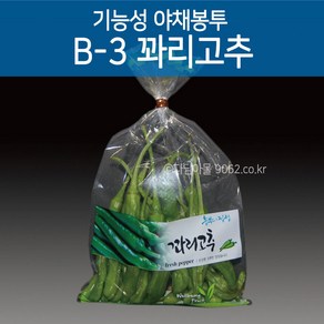 기능성 포장 야채봉투 꽈리고추봉투 B-3 200장, 1개