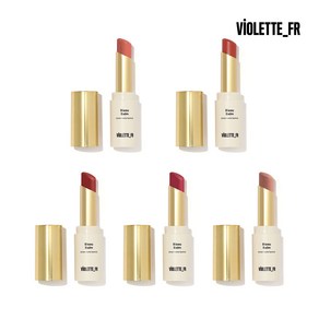 Violette Bisou Balm 브리오슈밤 립스틱 5컬러, CALISSION, 1개, 40g