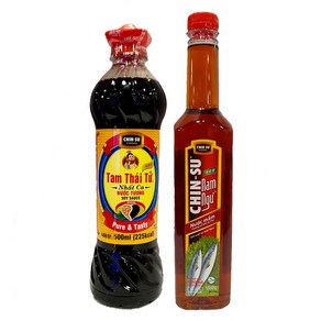 베트남 친수 피쉬소스 NAM NGU 500ml + 간장 NUOC TUONG TAM THAI TU 500ml