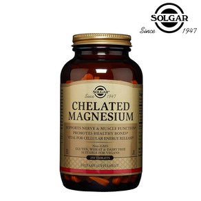 솔가 킬레이트 마그네슘 250정 (타블렛) Soga Chelated Magnesium 250 Tablets, 1개