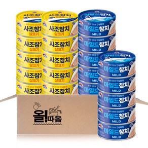 올따옴 사조 안심따개 참치 100g 2종기획세트(살코기10+마일드10), 1개