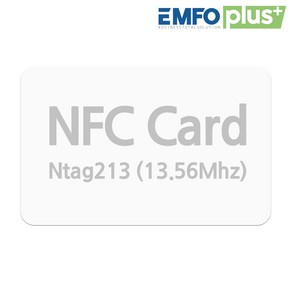 Ntag213 공카드 RF 13.56Mhz RFID NFC 카드, 1개, NFC카드