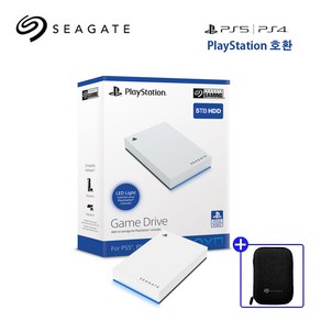 씨게이트 플레이스테이션 외장하드 5TB+파우치증정 (PS5 & PS4 호환), 단품, 5TB