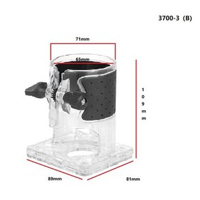 셀프깡 전기 헤어 이발기 면도기 클리퍼 바리깡 나무 라우터베이스 트리밍 밀링 전동 공구 액세서리 전기, 01 3700 3B, 01 3700 3B