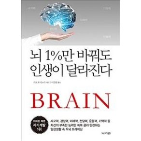 뇌 1%만 바꿔도 인생이 달라진다, 나라원, 가토 토시노리 저/이진원 역