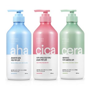 더마앤모어 두피 손상모 케어 샴푸 / 린스 600ml X2개, 06_NEW더마 시카샴푸+시카컨디셔너, 1세트