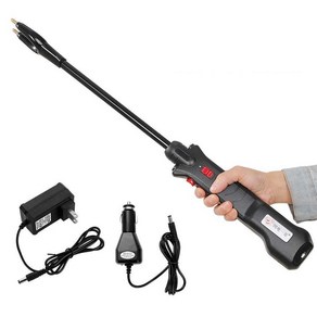 돼지 전기봉 소몰이 사육장 충전 방수 조명 길이 고출력 막대기, 1개, 105cm 220V 충전기
