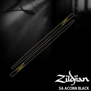 [질젼] Zildjian 드럼스틱 5A Acon Black Z5ACB, 1개