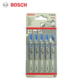 직소톱날세트T127D/직소톱날T127D/5pcs/전장100mm /보쉬/ BOSCH/직소날/5개세트, 5개