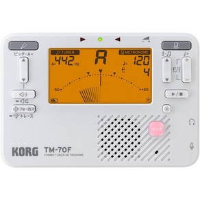 KORG (코르그) 튜너 메트로놈 TM-70F WH 화이트 일본제 취주악 황동 밴드 오케스트라, 상세페이지 참조