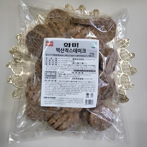 화미 떡산적 스테이크 2kg, 1개