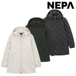 네파 NEPA 7K82051네파여성 디아모 중기장 초경량 구스다운 무봉제 패딩자켓 기존가 279 000원 600189