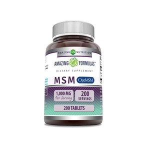 어메이징뉴트리션 MSM 1000mg 200정, 1개