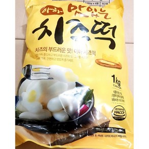 ㈜아하식품 치즈떡(아하 1K) 업소용, 1kg, 1개