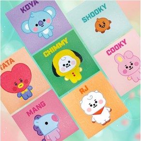 DIY 보석십자수 BT21 베이비 25x25, 슈키, 1개, 슈키