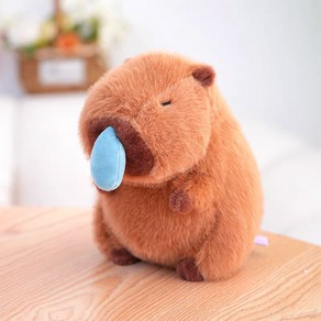 [사은품증정]리빙웍스 카피바라 인형 열쇠고리 가방 악세사리 커플 우정 키링 애착인형 키홀더, 1개