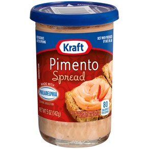 Kaft Cheese Spead Pimento 5 Ounce 크래프트 치즈 스프레드 피멘토 5온스, 1개, 141g