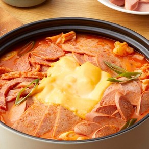 (G)쿠캣 햄폭탄 부대찌개, 600g, 4개