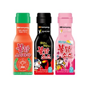 [삼양식품] 불닭 소스 베스트 3종 4탄 (불닭스리라차+불닭소스+까르보불닭소스), 200g, 1개, 없음