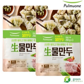 냉동 풀무원 물만두250g, 2개, 750g