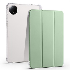 Redmi Pad SE 8.7 8 7 연필 홀더가있는 케이스 Xiaomi Redmi Pad SE PadSE 8 7 4G 태블릿 커버 용 소프트 TPU 백 마그네틱 쉘, [00] Redmi Pad SE 8.7inch, [00] Mint Geen, 1개