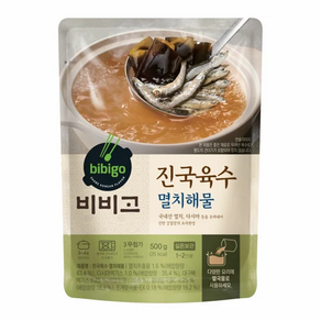 비비고 진국육수 멸치해물, 500g, 11개